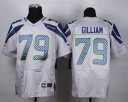Nike NFL Elite Seahawks Jersey #79 Gilliam Grey