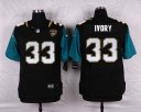 Nike NFL Elite Jaguars Jersey #33 Ivory Black