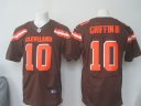 Nike NFL Elite Browns Jersey #10 Griffin III Brown