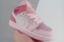 Air Jordan 1 Kids Shoes Pink 100