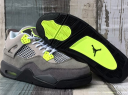 Air Jordan 4 Shoes Grey Green