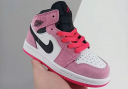 Air Jordan 1 Kids Shoes Black Pink 100