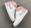 Air Jordan 1 Shoes White Pink Wholesale In China