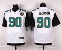 Nike NFL Elite Jaguars Jersey #90 Jackson White