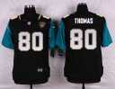 Nike NFL Elite Jaguars Jersey #80 Thomas Black