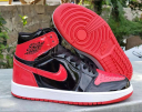 Mens Air Jordan 1 Shoes For Cheap Black Red
