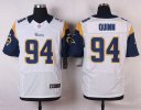 Nike NFL Elite Rams Jersey #94 Quinn White