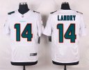 Nike NFL Elite Dolphins Jersey #14 Landry White