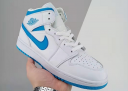 Air Jordan 1 Shoes White Blue sz7-11