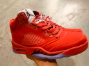 Mens Air Jordan 5 Shoes Red Wholesale