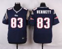 Nike NFL Elite Patriots Jersey #83 Bennett Blue