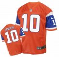 Nike NFL Elite Stitched Broncos Jersey #10 Sanders