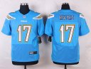 Nike NFL Elite Chargers Jersey #17 Rivers Blue