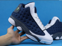 Cheap Wholesale Air Jordan 13 Shoes White Blue