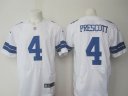 Nike NFL Elite Cowboys Jersey #4 Prescott All White