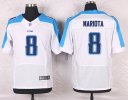 Nike NFL Elite Jersey Titans #8 Mariota White