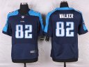 Nike NFL Jersey Titans #82 Walker Elite Navy Blue