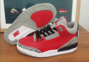 Womens Air Jordan 3 Shoes Red 100