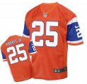 Nike NFL Elite Stitched Broncos Jersey #25 Harris JR