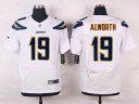 Nike NFL Elite Chargers Jersey #19 Alworth White