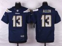 Nike NFL Elite Chargers Jersey #13 Allen Navy Blue