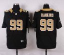 Nike NFL Elite Saints Jersey #99 Rankins Black