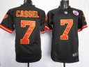 NFL Kansas City Chiefs Jerseys Cassel 7 Black