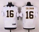 Nike NFL Elite Saints Jersey #16 Coleman White