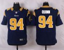 Nike NFL Elite Rams Jersey #94 Quinn Blue
