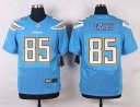 Nike NFL Elite Chargers Jersey #85 Gates Blue