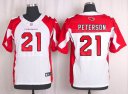 Nike NFL Elite Jersey Cardinals #21 Peterson White