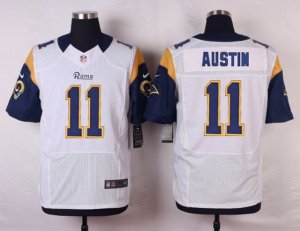 Nike NFL Elite Rams Jersey #11 Austin White