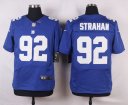 Nike NFL Elite Giants Jersey #92 Strahan Blue