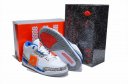 Nike Air Jordan 3 Limited edition For Men In White Blue