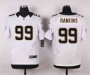 Nike NFL Elite Saints Jersey #99 Rankins White