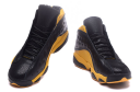 Mens Air Jordan 13 Black Yellow FCMY