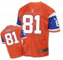 Nike NFL Elite Stitched Broncos Jersey #81 Daniels