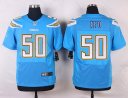 Nike NFL Elite Chargers Jersey #50 Teo Blue