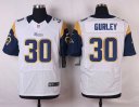 Nike NFL Elite Rams Jersey #30 Gurley White