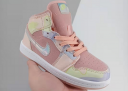 Air Jordan 1 Kids Shoe Pink 100