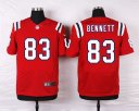 Nike NFL Elite Patriots Jersey #83 Bennett Red