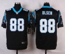 Nike NFL Jersey Panthers #88 Dlsen Elite Black