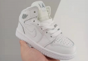 Air Jordan 1 Kids Shoes White 100