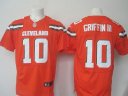 Nike NFL Elite Browns Jersey #10 Griffin III Orange