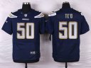 Nike NFL Elite Chargers Jersey #50 Teo Navy Blue