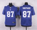 Nike NFL Elite Giants Jersey #87 Shepard Blue