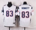 Nike NFL Elite Patriots Jersey #83 Bennett White