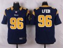 Nike NFL Elite Rams Jersey #96 Lfedi Blue