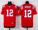Nike NFL Elite Patriots Jersey #12 Brady Red