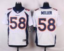 Nike NFL Elite Broncos Jersey #58 Miller White